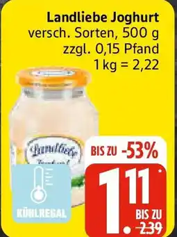 Edeka Landliebe Joghurt Angebot