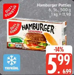 Edeka GUT& GÜNSTIG Hamburger Patties Angebot