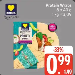 Edeka EDEKA Herzstücke Protein Wraps Angebot
