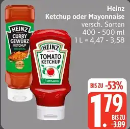 Edeka Heinz Ketchup oder Mayonnaise Angebot