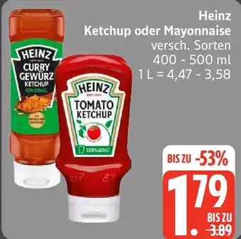 Heinz Ketchup oder Mayonnaise