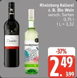 Edeka Rheinberg Kellerei z. B. Bio Wein Angebot