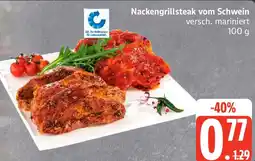 Edeka Nackengrillsteak vom Schwein Angebot