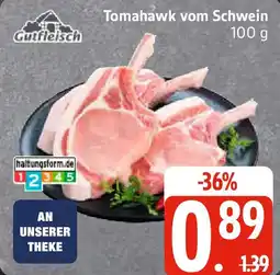 Edeka Gutfleisch Tomahawk vom Schwein Angebot