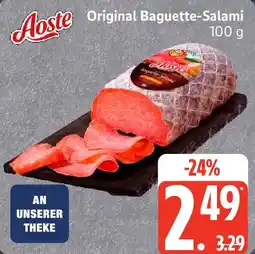 Edeka Aoste Original Baguette-Salami Angebot