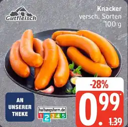 Edeka Gutfleisch Knacker Angebot