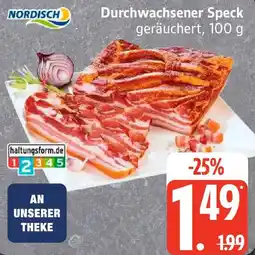Edeka NORDISCH Durchwachsener Speck Angebot