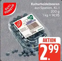 Edeka GUT& GÜNSTIG Kulturheidelbeeren Angebot