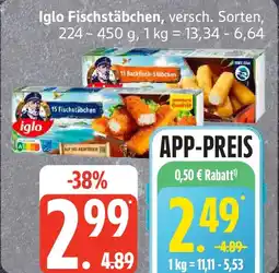 Edeka Iglo Fischstäbchen Angebot