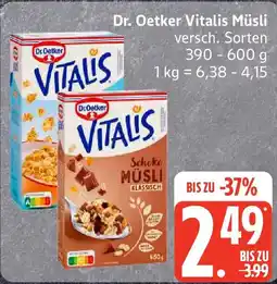 Edeka Dr. Oetker Vitalis Müsli Angebot