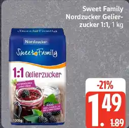 Edeka Sweet Family Nordzucker Gelierzucker 1:1 Angebot