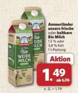 Combi Ammerländer unsere frische oder haltbare Bio Milch Angebot