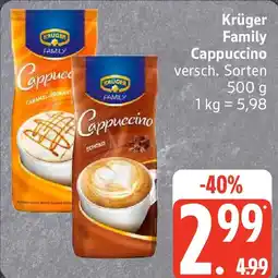 Edeka Krüger Family Cappuccino Angebot
