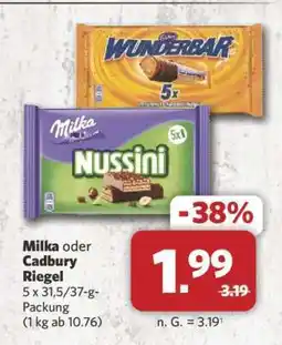 Combi Milka oder Cadbury Riegel Angebot
