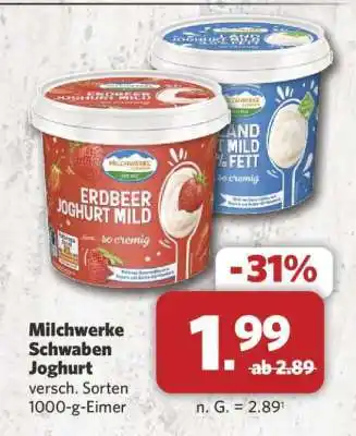 Combi Milchwerke Schwaben Joghurt Angebot