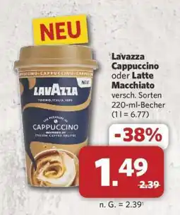Combi Lavazza Cappuccino oder Latte Macchiato Angebot