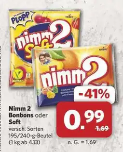 Combi Nimm 2 Bonbons oder Soft Angebot