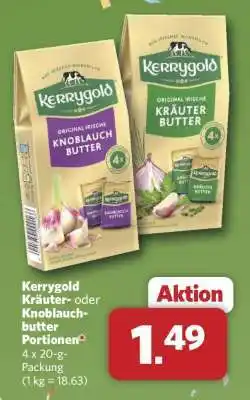 Combi Kerrygold Kräuter- oder Knoblauchbutter Portionen Angebot