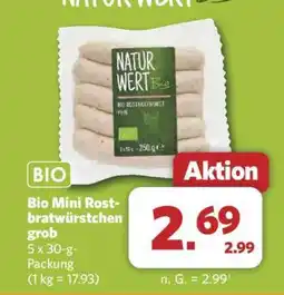 Combi Bio Mini-Rostbratwürstchen grob Angebot
