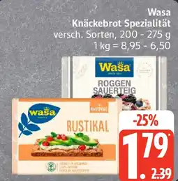 Edeka Wasa Knäckebrot Spezialität Angebot