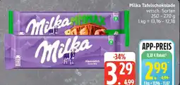 Edeka Milka Tafelschokolade Angebot