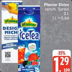 Edeka Pfanner Eistee Angebot