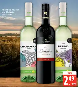Edeka Rheinberg Kellerei u.a. Bio Wein Angebot