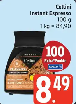 Edeka Cellini Instant Espresso Angebot