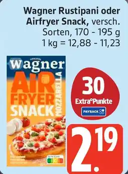 Edeka Wagner Rustipani oder Airfryer Snack Angebot