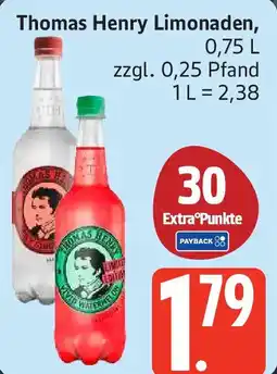 Edeka Thomas Henry Limonaden Angebot