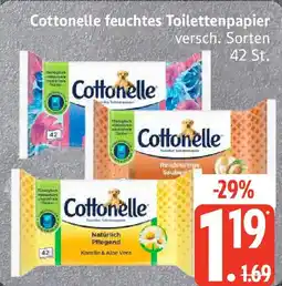 Edeka Cottonelle feuchtes Toilettenpapier Angebot