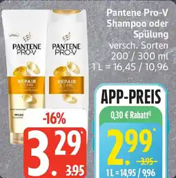 Edeka Pantene Pro-V Shampoo oder Spülung Angebot