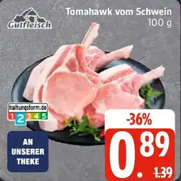 Edeka Gutfleisch Tomahawk vom Schwein Angebot
