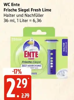 Edeka WC Ente Frische Siegel Fresh Lime Angebot