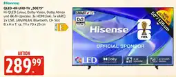 Edeka Hisense QLED-4K-UHD-TV „,50E7S" Angebot