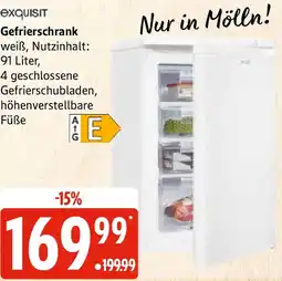 Edeka EXQUISIT Gefrierschrank Angebot