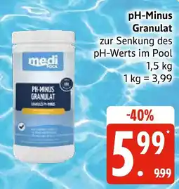 Edeka Medipool pH-Minus Granulat Angebot