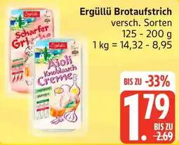 Edeka Ergüllü Brotaufstrich Angebot