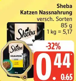 Edeka Sheba Katzen Nassnahrung Angebot