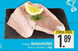E-Center Frisches Seelachsfilet Angebot