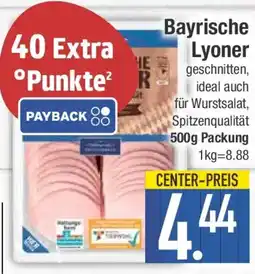 E-Center Bayrische Lyoner Angebot