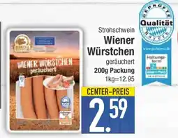 E-Center Strohschwein Wiener Würstchen Angebot