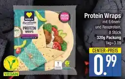 E-Center EDEKA Herzstücke Protein Wraps Angebot
