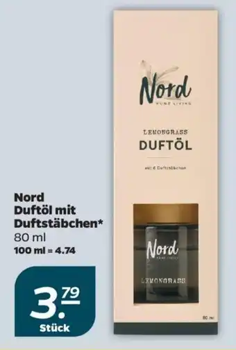 NETTO Nord Duftöl mit Duftstäbchen 80ml Angebot