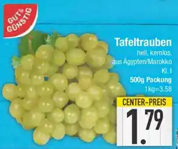 E-Center GUT& GÜNSTIG Tafeltrauben Angebot