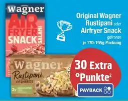 E-Center Original Wagner Rustipani oder Airfryer Snack Angebot