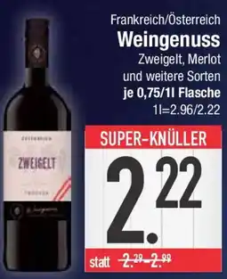 E-Center Frankreich/Österreich Weingenuss Angebot