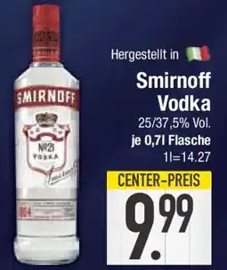 E-Center Smirnoff Vodka Angebot