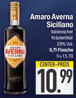 E-Center Amaro Averna Siciliano Angebot