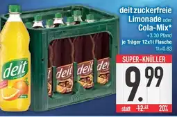 E-Center deit zuckerfreie Limonade oder Cola-Mix Angebot